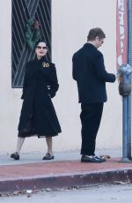 DITA OVN TEESE and Adam Rajcevich Out for a Lunch Date on Christmas Eve in Los Feliz 12/24/2023