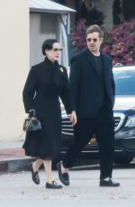 DITA OVN TEESE and Adam Rajcevich Out for a Lunch Date on Christmas Eve in Los Feliz 12/24/2023