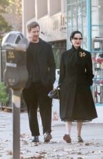 DITA OVN TEESE and Adam Rajcevich Out for a Lunch Date on Christmas Eve in Los Feliz 12/24/2023