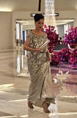 DITA VON TEESE Arrives at Justin Timberlake Concert at Opening Night of Fountainbleau in Las Vegas 12/14/2023