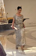 DITA VON TEESE Arrives at Justin Timberlake Concert at Opening Night of Fountainbleau in Las Vegas 12/14/2023