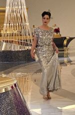 DITA VON TEESE Arrives at Justin Timberlake Concert at Opening Night of Fountainbleau in Las Vegas 12/14/2023