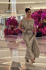 DITA VON TEESE Arrives at Justin Timberlake Concert at Opening Night of Fountainbleau in Las Vegas 12/14/2023