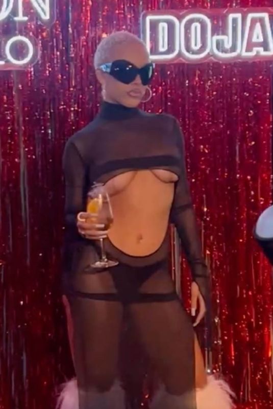 DOJA CAT - Behind-the-scenes Photos from The Scarlet Tour in Los Angeles 12/17/2023
