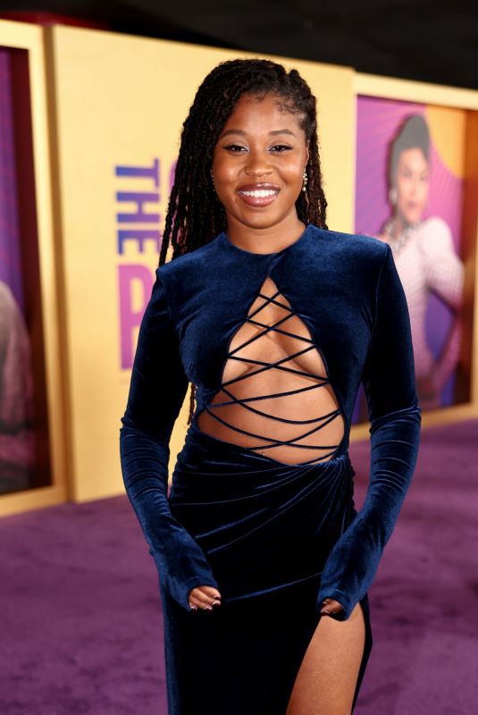 DOMINIQUE FISHBACK at The Color Purple Premiere in Los Angeles 12/06/2023 