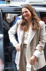 DREW BARRYMORE Arrives at The Barrymore Show in New York 12/11/2023