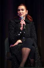 DUA LIPA at Moma Contenders Screening of Barbie in New York 11/30/2023