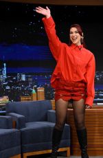 DUA LIPA at Tonight Show Starring Jimmy Fallon 12/04/2023