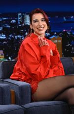 DUA LIPA at Tonight Show Starring Jimmy Fallon 12/04/2023
