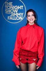 DUA LIPA at Tonight Show Starring Jimmy Fallon 12/04/2023