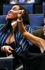 EIZA GONZALEZ at Denver Nuggets v Los Angeles Clippers Game at Crypto.com Arena in Los Angeles 12/06/2023