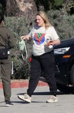 ELISABETH MOSS on the Set of Her Latest Project 12/14/2023