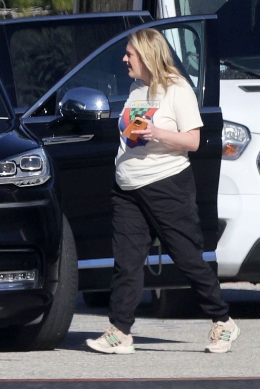 ELISABETH MOSS on the Set of Her Latest Project 12/14/2023