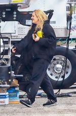 ELISABETH MOSS on the Set of Shell in Los Angeles 12/20/2023