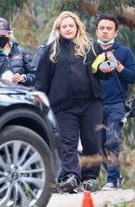ELISABETH MOSS on the Set of Shell in Los Angeles 12/20/2023