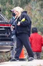 ELISABETH MOSS on the Set of Shell in Los Angeles 12/20/2023