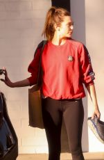 ELIZABETH OLSEN Leaves a Workout in Los Angeles 12/02/2023