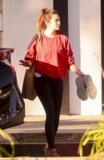 ELIZABETH OLSEN Leaves a Workout in Los Angeles 12/02/2023
