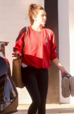 ELIZABETH OLSEN Leaves a Workout in Los Angeles 12/02/2023