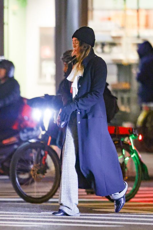 ELIZABETH OLSEN Night Out in New York 12/18/2023