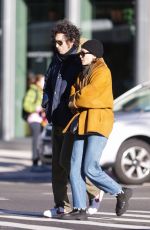 ELIZABETH OLSEN Out and About in New York 12/14/2023