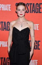 ELLE FANNING at Appropriate Broadway Opening Night in New York 11/18/2023