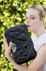 ELLE FANNING for Alexander McQueen The Seal Bag 2023