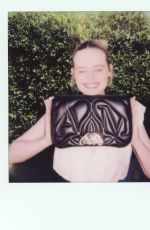 ELLE FANNING for Alexander McQueen The Seal Bag 2023