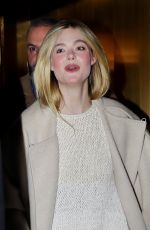 ELLE FANNING Leaves Tonight Show Starring Jimmy Fallon 12/11/2023