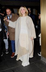 ELLE FANNING Leaves Tonight Show Starring Jimmy Fallon 12/11/2023