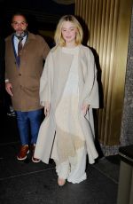 ELLE FANNING Leaves Tonight Show Starring Jimmy Fallon 12/11/2023