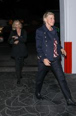 ELLEN DEGENERES and PORTIA DE ROSSI Out for Dinner with Friends at E Baldi in Beverly Hills 12/09/2023