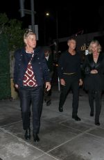 ELLEN DEGENERES and PORTIA DE ROSSI Out for Dinner with Friends at E Baldi in Beverly Hills 12/09/2023