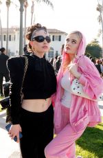 EMILY ALYN LIND Arrives at Balenciaga Fall 24 Show in Los Angeles 12/02/2023