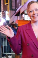 EMILY BERGL Arrives at The Hayes Theatre in New York 12/18/2023