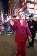 EMILY BERGL Arrives at The Hayes Theatre in New York 12/18/2023