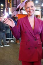 EMILY BERGL Arrives at The Hayes Theatre in New York 12/18/2023