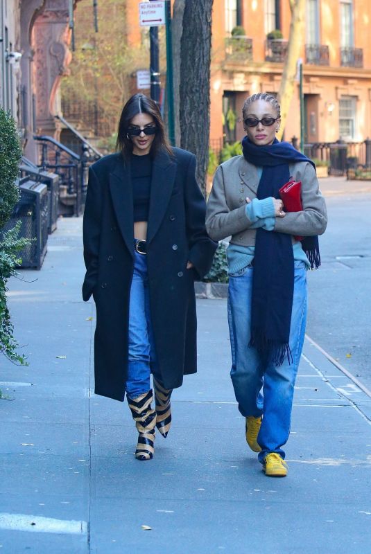 EMILY RATAJKOWSKI and ADWOA ABOAH Out in New York 12/12/2023