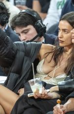 EMILY RATAJKOWSKI and IRINA SHAYK at Knicks vs Miami Heat Game at Madison Square Garden in New York 11/24/2023