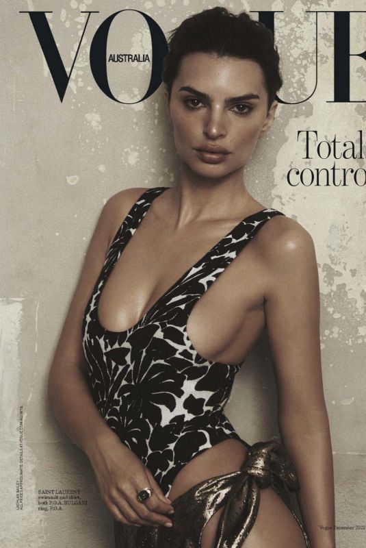 EMILY RATAJKOWSKI in Vogue Magazine, Australia December 2023