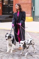 EMILY RATAJKOWSKI on the Set of a Commercia in New York 12/14/2023