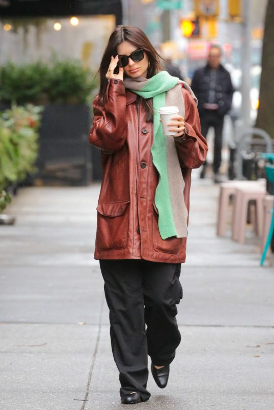 EMILY RATAJKOWSKI Out and About in New York 12/27/2023