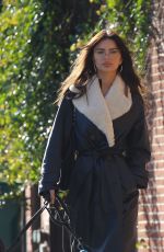 EMILY RATAJKOWSKI Out Walking Her Dog in New York 12/21/2023