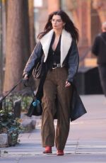 EMILY RATAJKOWSKI Out Walking Her Dog in New York 12/21/2023