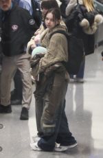 EMMA MYERS at LAX Airport in Los Angeles 12/13/2023