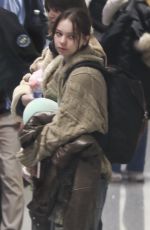 EMMA MYERS at LAX Airport in Los Angeles 12/13/2023