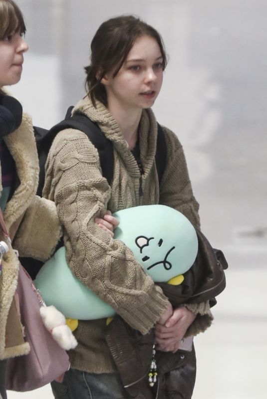 EMMA MYERS at LAX Airport in Los Angeles 12/13/2023