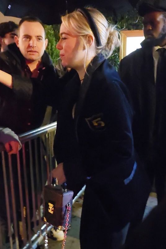 EMMA STONE Arrives at SNL Afterparty in New York 12/02/2023