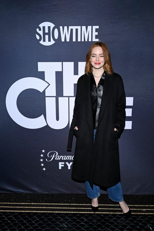 EMMA STONE at The Curse All-guid FYC Event at Midnight Theter in New York 12/29/2023