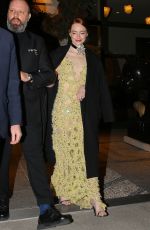 EMMA STONE Leaves Crosby Street Hotel in New York 12/06/2023